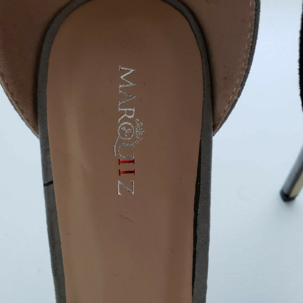 Marquiiz Grey Petal High Heel Stiletto Shoes - Picture 6 of 8